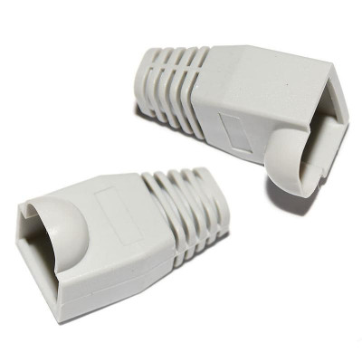 Колпачок изолирующий для разъема RJ-45 PVC сер. (уп.100шт) TOKOV ELECTRIC TKE-IC-RJ45-GR