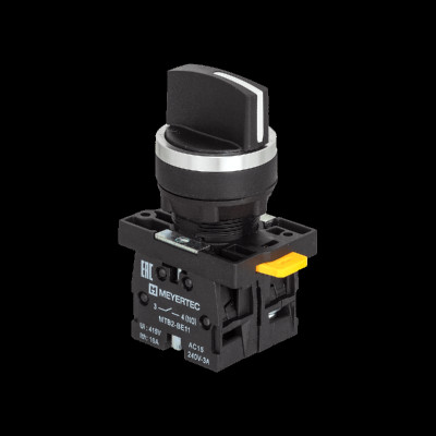 Переключатель MTB2-EDZ135 IP54 2НО на 3 полож. с возвратом в центре короткая ручка пластик ОВЕН 139427