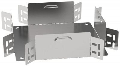 Ответвитель для лотка 80х80 0.6мм ESCA 3 IEK ES3-KR-080-080-06