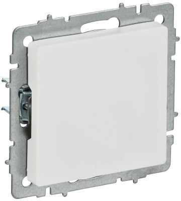 Заглушка BRITE МЗ10-БрАБ с суппортом механизм арктич. бел. IEK BR-PL10-K91