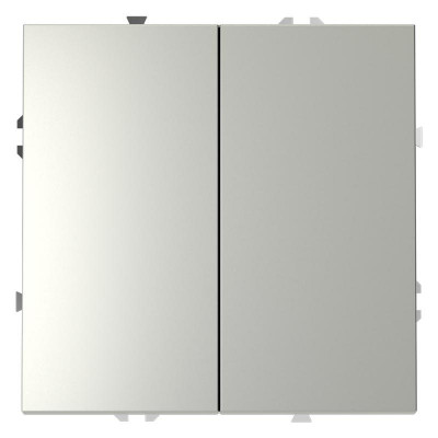 Выключатель 2-кл. СП S70 10А механизм сталь Voltum VLS020105