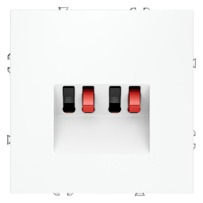 Розетка акустическая 4-м СП S70 механизм бел. матов. Voltum VLS060302