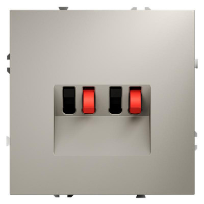 Розетка акустическая 4-м СП S70 механизм кашемир Voltum VLS060303