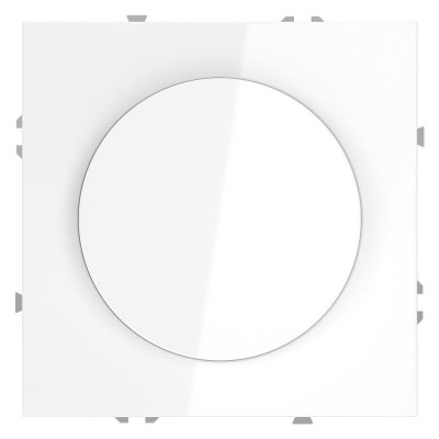 Светорегулятор поворотно-нажимной СП S70 600Вт механизм бел. глянцевый Voltum VLS070301