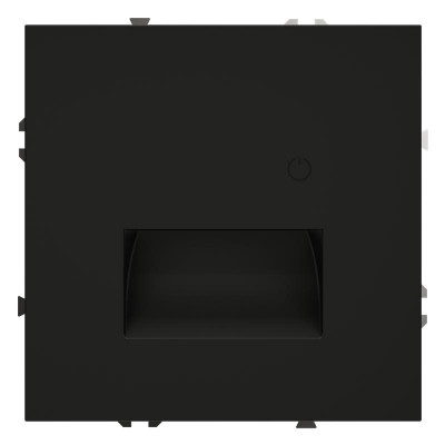 Подсветка светодионая СП S70 с датчиком механизм черн. матов. Voltum VLS070708