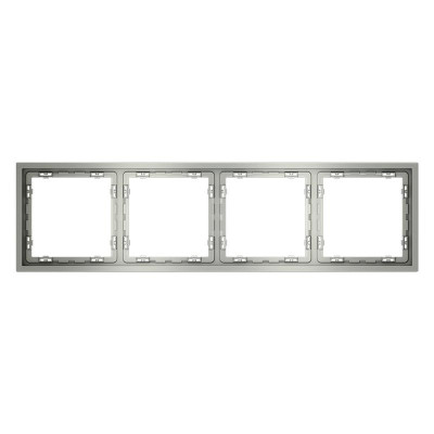 Рамка 4-м S70 пластик. сталь Voltum VLS100405