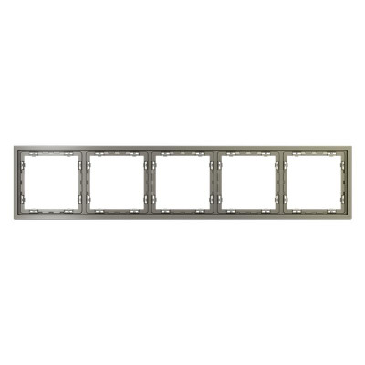 Рамка 5-м S70 пластик. шелк Voltum VLS100504