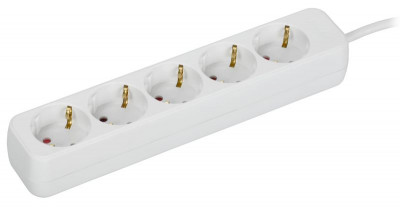 Удлинитель 5х3м 10А У05 ПВС 3х1 бел. UMA IEK UM-YP10-10-05-03-Z-K01