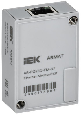 Модуль анализатора качества электроэнергии Modbus-TCP ARMAT IEK AR-PQ23D-FM-07