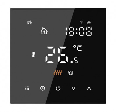 Терморегулятор ТР-505 черн. Русское Тепло 7730692