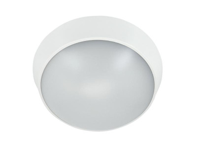 Светильник светодиодный WP 15 C 18W OP 840 D220 WH 220х80мм 18Вт 4000К IP65 ЖКХ круглый пылевлагозащ. бел. Русский Свет 15071524503