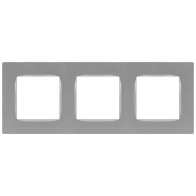Рамка 3-м 12-5203-03 Классик алюм. Эра Б0067788