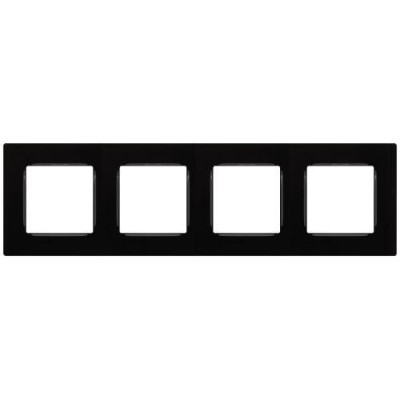 Рамка 4-м 12-5204-06 Классик черн. Эра Б0067718