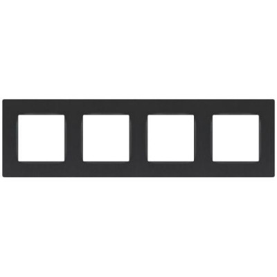 Рамка 4-м 12-5204-12 Классик графит Эра Б0067791