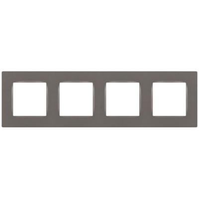 Рамка 4-м 12-5204-16 Классик титан Эра Б0067774