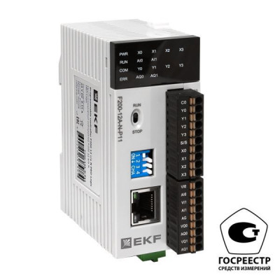 Контроллер программируемый F200 12 в/в N PRO-Logic (с поверкой) EKF F200-12A-N-P11-V
