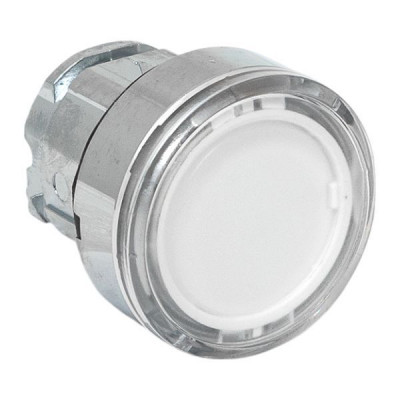 Механизм кнопки исполнительный XB4 IP65 плоский возвратный без фиксации с подсветкой бел. EKF XB4BW-W-65