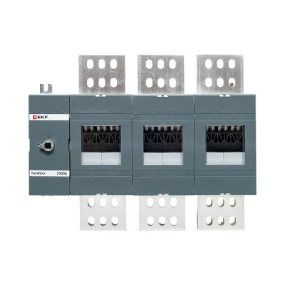 Рубильник 3п 2500А без рукоятки управления TwinBlock EKF tb-s-2500-3p