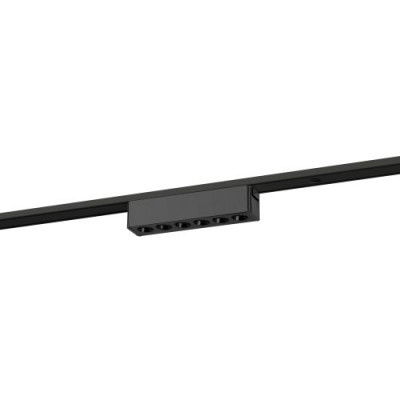 Светильник светодиодный трековый TRM-S5-2-6W4K-BK 6Вт 4000К с направленным светом для тонкого магнитного шинопровода черн. Эра Б0059049