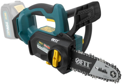Пила цепная бесщеточная 20В 7м/сек 203 (8дюйм) 175мм 33 100мл резиновые накладки (коробка) FIT 79929