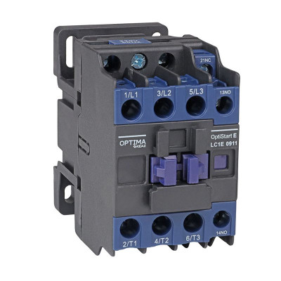 Контактор OptiStart E LC1E18Q5 18A 380В AC 1НО+1НЗ КЭАЗ 367540