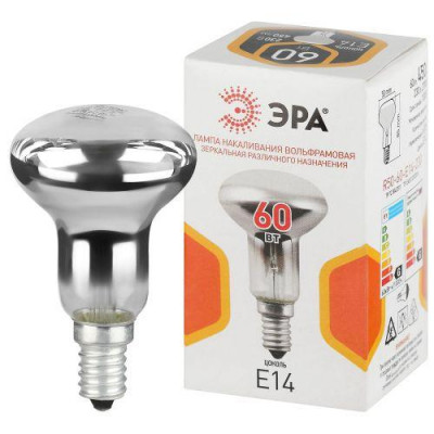 Лампа накаливания R50 60Вт рефлектор E14/E14 230В Эра Б0066507