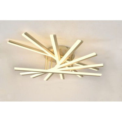 Светильник светодиодный Cordelia 6184-701 LED 120Вт 3000-6000К потолочн. золотой с пультом Rivoli Б0068441