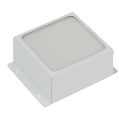 Светильник светодиодный DVO21-06-O-4K80-5 6Вт 4000К 500лм грильято 100х100 Домино бел. опал Эра Б0069620