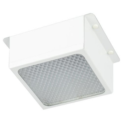 Светильник светодиодный DVO21-08-O-4K80-5 8Вт 4000К 650лм грильято 100х100 Домино бел. опал Эра Б0069631