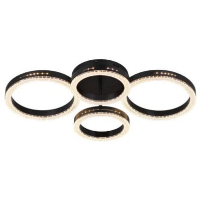 Светильник светодиодный Flora 6191-201 LED 75Вт 3000-6000К потолочн. черн. с пультом Rivoli Б0068425