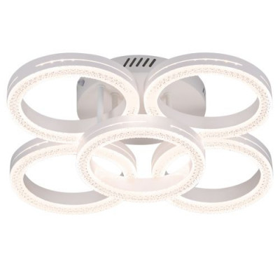 Светильник светодиодный Juniper 6187-701 LED 75Вт 3000-6000К потолочн. бел. с пультом Rivoli Б0068407