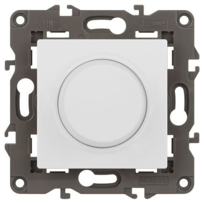 Светорегулятор поворотно-нажимной Elegance 14-4101-01М 400ВА 230В бел. матов. Эра Б0065779