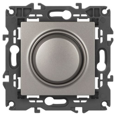 Светорегулятор поворотно-нажимной Elegance 14-4101-16 400ВА 230В титан Эра Б0065784