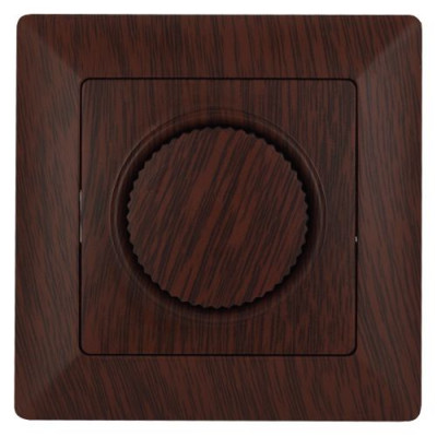 Светорегулятор поворотный СП Solo 4-401-10 600Вт 230В IP20 венге Intro Б0053711