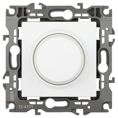 Светорегулятор поворотно-нажимной Эра12 12-4101-01М 400ВА 230В бел. матов. Эра Б0065670