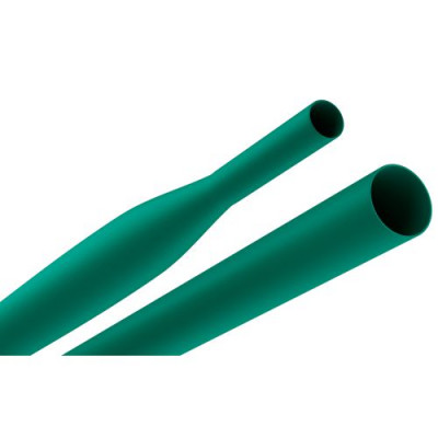 Трубка термоусадочная ТТУ нг-LS 10/5 1м зел. (уп.25шт) Эра Б0067680