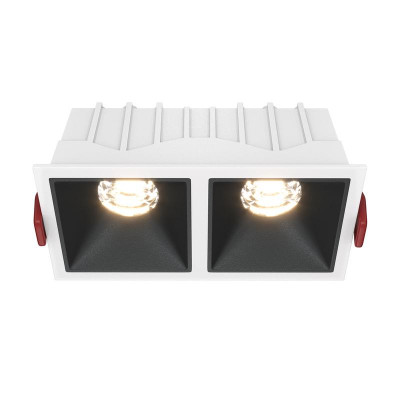 Светильник Alfa LED 2х10Вт 3000К 36град. Dim Triac встраив. Maytoni DL043-02-10W3K-D-SQ-WB