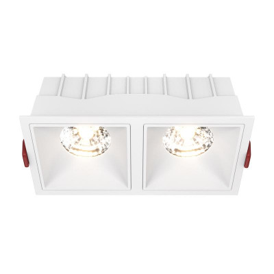 Светильник Alfa LED 2х15Вт 3000К 36град. Dim Triac встраив. Maytoni DL043-02-15W3K-D-SQ-W