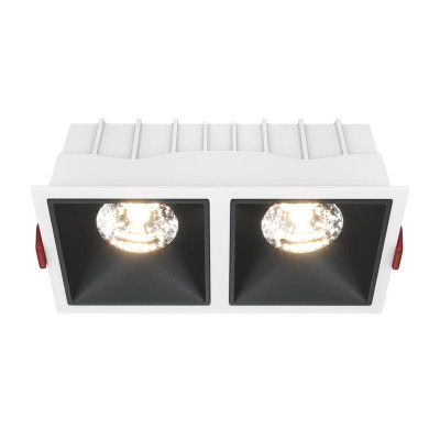 Светильник Alfa LED 2х15Вт 3000К 36град. Dim Triac встраив. Maytoni DL043-02-15W3K-D-SQ-WB