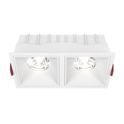 Светильник Alfa LED 2х15Вт 4000К 36град. Dim Triac встраив. Maytoni DL043-02-15W4K-D-SQ-W
