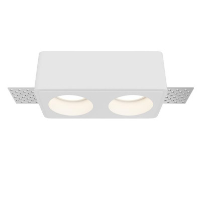 Светильник Gyps Modern 2х10Вт GU10 встраив. Maytoni DL123-GU10-02-W