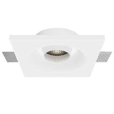 Светильник Gyps Modern 10Вт GU10 встраив. Maytoni DL006-GU10-RD-W