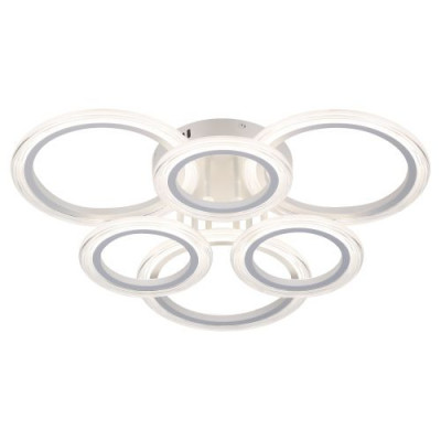 Светильник светодиодный Ring CLL-1-90-RC WH 90Вт 3000К-6000К 620х620х125 с пультом ДУ бел. Эра Б0069749