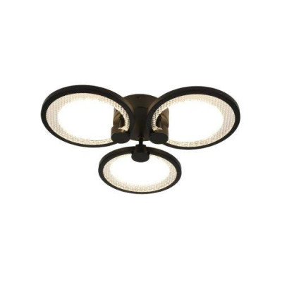 Светильник светодиодный Odry CLL-1-46-RC BK 46Вт 3000К-6000К 405х375х100 с пультом ДУ черн. Эра Б0069750