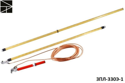 Заземление переносное для воздушных линий ЗПЛ-330Э-1 сечение 50мм с протоколом испытаний ЭЛЕКТРО ТРЕЙД ET-Z186-50-P