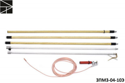 Заземление переносное для воздушных линий ЗПМЗ-0.4-10Э сечение 50мм с протоколом испытаний ЭЛЕКТРО ТРЕЙД ET-Z221-50-P