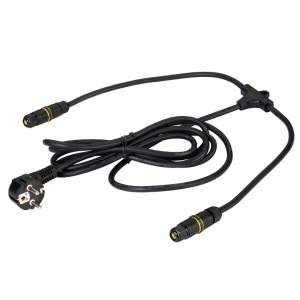 Комплект соединительный для прожекторов (кабель питания евровилка 0.28х0.28х2.5м черн. с 2-мя герметичными соединит.) WOLTA WPC-PCD/01B