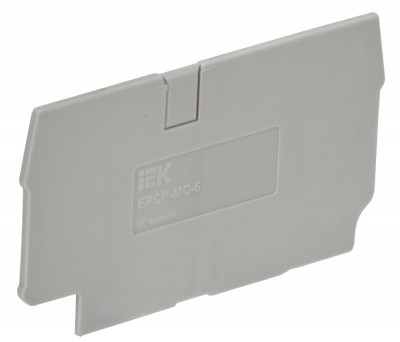 Заглушка для колодки клеммной CP 10кв.мм сер. ARMAFIX IEK AF-CT20-00-K03-010-ZGL