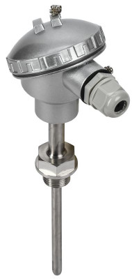 Преобразователь температуры погружной РТ1000 G1/2 100мм 2м монтажн. головка ONI PTS-PT1000-2-100-4-2M-2