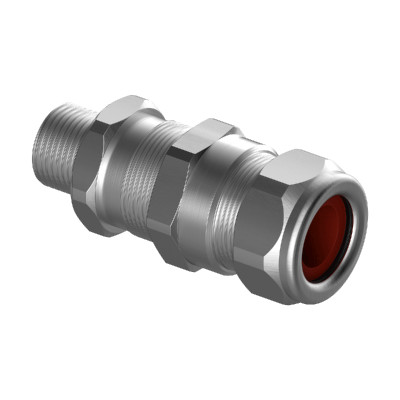 Ввод кабельный СВВКм-20 М20х1.5(6-14мм)в м/рукаве 14/21.5мм; Ду-15; 16мм никел. латунь 1 Ex d IIC Gb X; 1 Ex e II Gb X; 2 Ex nR IIC Gc X; Ex ta IIIC Da X IP 66/67/68 Ex ЕАС в компл.: с уплот. кольц.; контргайкой; кольц заземл. ОВЕН 127873